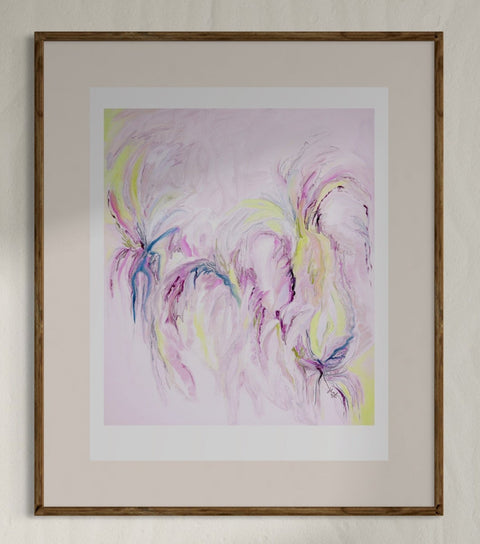 'softly scattered' print