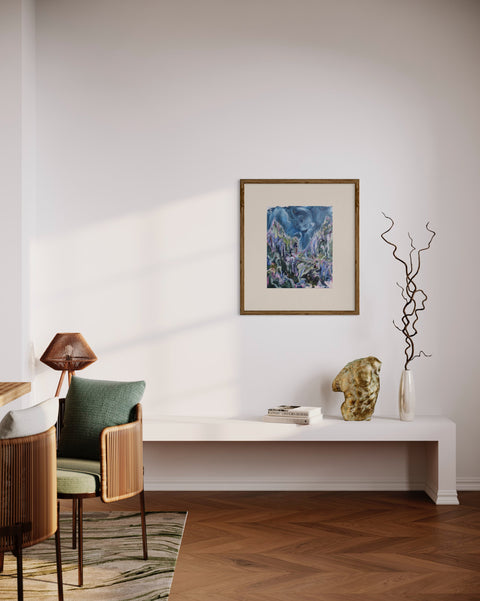 'if I were the mountains' print