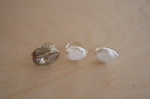 pearl rings (28) (29) (30)