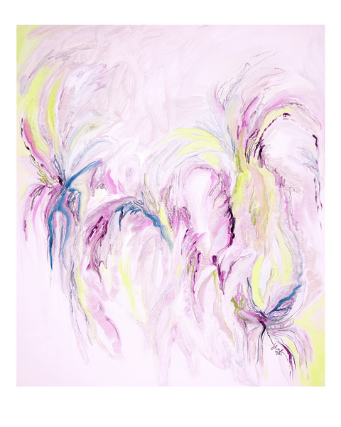 'softly scattered' print