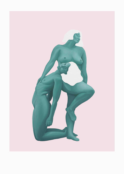 print of 'i'm green 2/3'